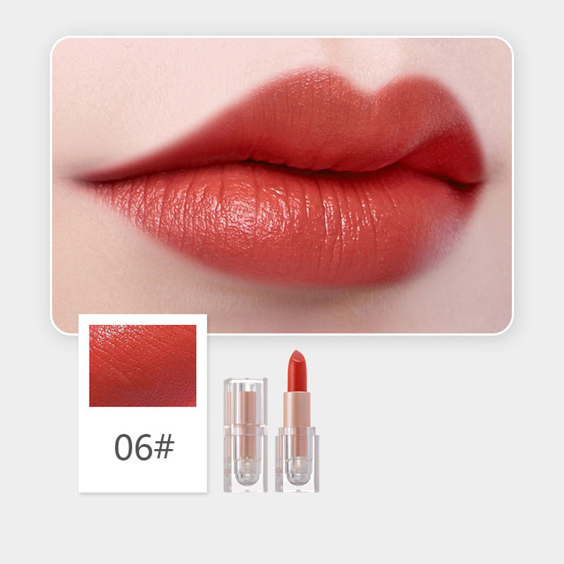 Matte Finish Crystal Square Tube Lipstick Matte Finish Crystal Square Tube Lipstick